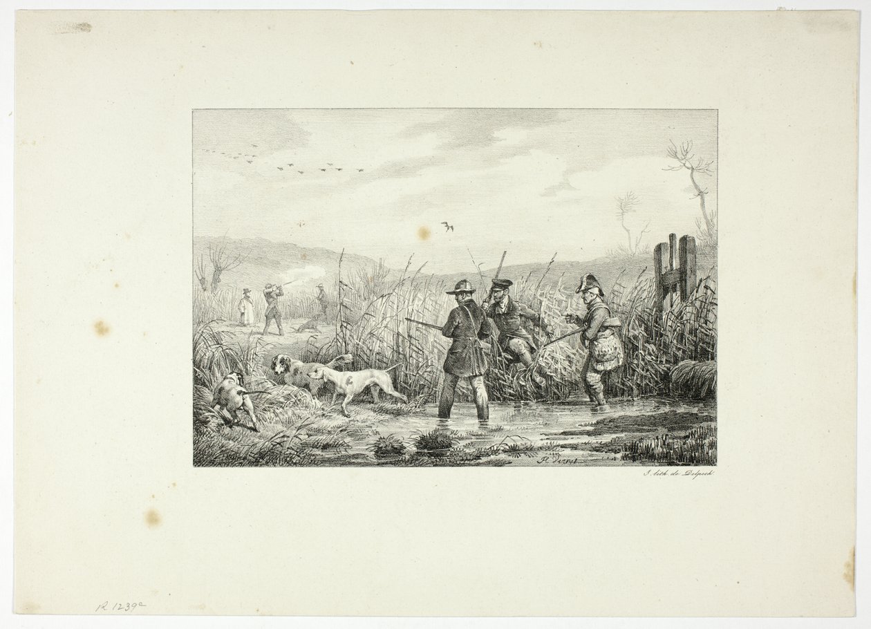 Lovci od Emile Jean Horace Vernet