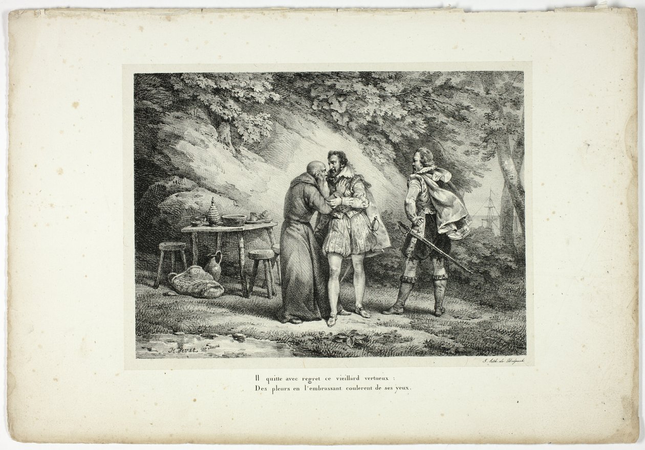 S lítostí opouští tohoto ctnostného starce... od Horace Vernet