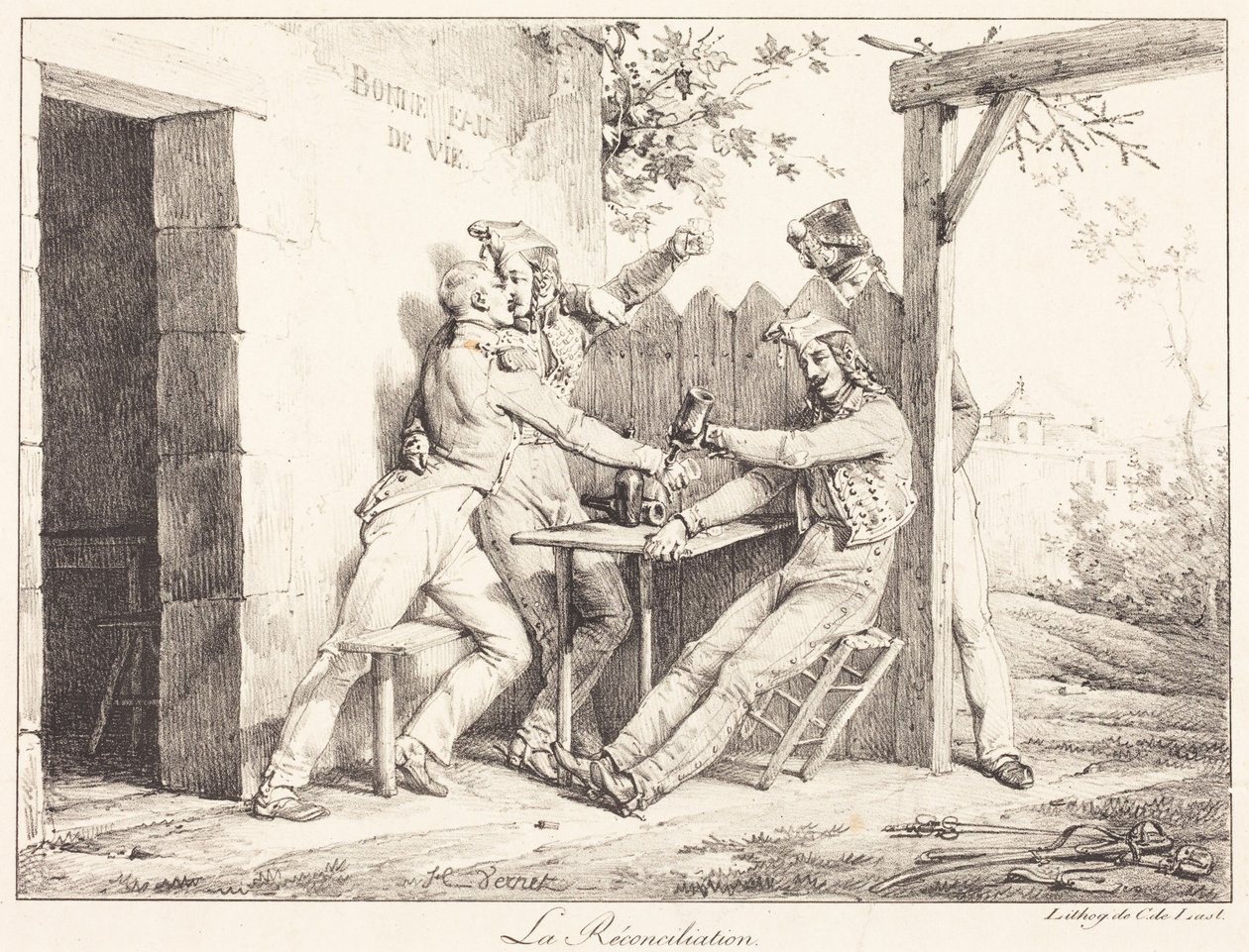 Smíření od Horace Vernet