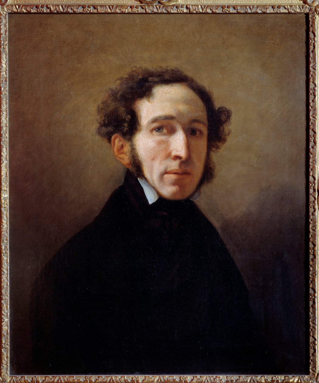 Portrét Etienna Araga (1802-1892), dramatický autor, politik, starosta Paříže. Obraz Emile Dit Horace Vernet (1789-1863) od Emile Jean Horace Vernet