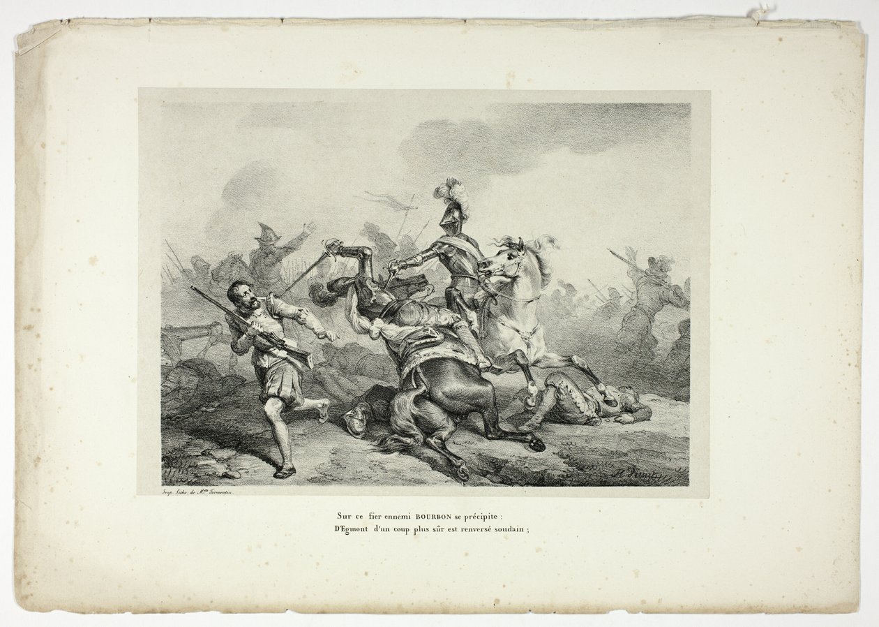 BOURBON se vrhne na tohoto hrdého nepřítele... od Horace Vernet