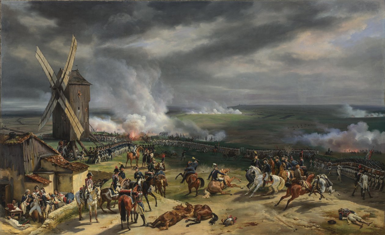 Bitva u Valmy, 20. září 1792 od Emile Jean Horace Vernet