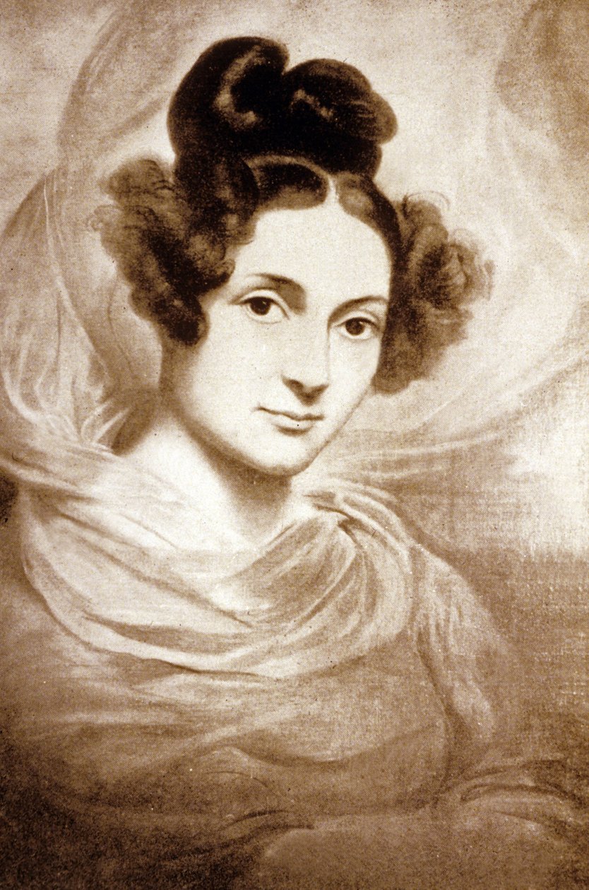 Hraběnka Saint Aulaire (rytina) od Emile Jean Horace Vernet