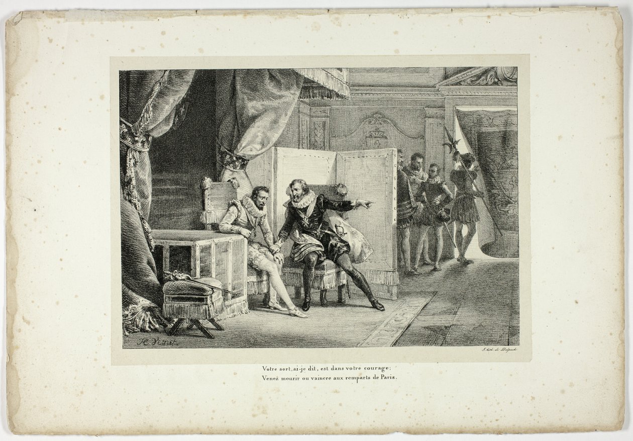 "Tvůj osud," řekl jsem, "spočívá v tvé odvaze... od Horace Vernet