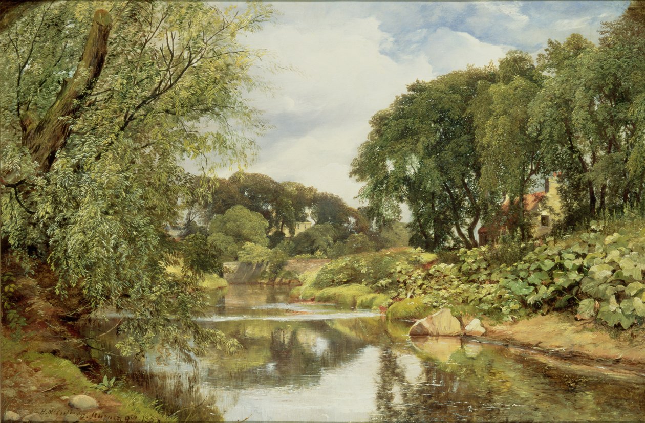 Voda v Leithu, 1853 od Horatio McCulloch