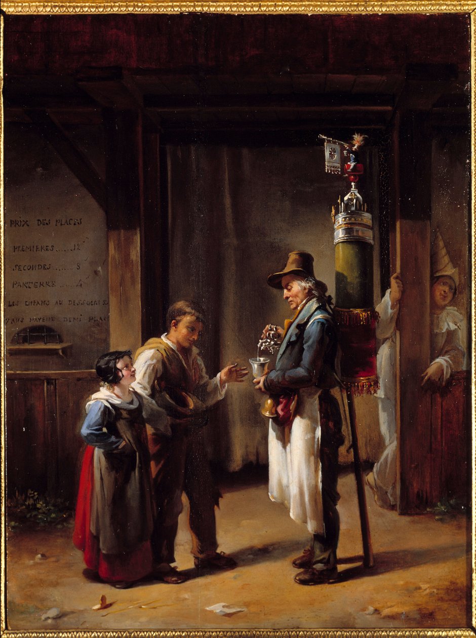 Obchodník s Coco. Obraz Hortense Lecot (1809-1868) od Hortense Lecot