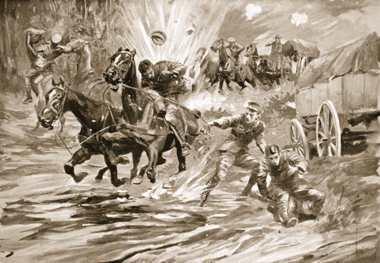 Seržant Bostock se pod silnou palbou staral o zraněné z konvoje, kterému velel od Howard K. Elcock