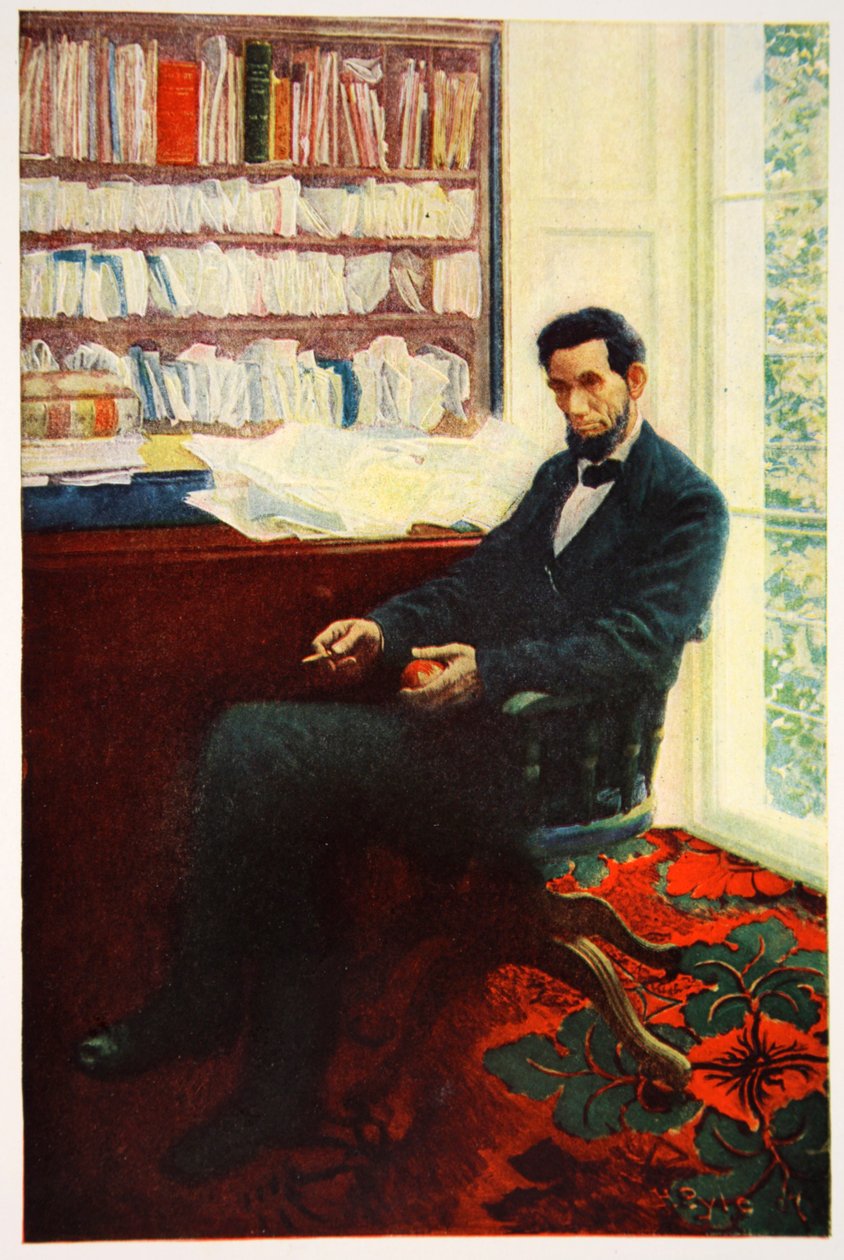 Portrét Abrahama Lincolna od Howard Pyle