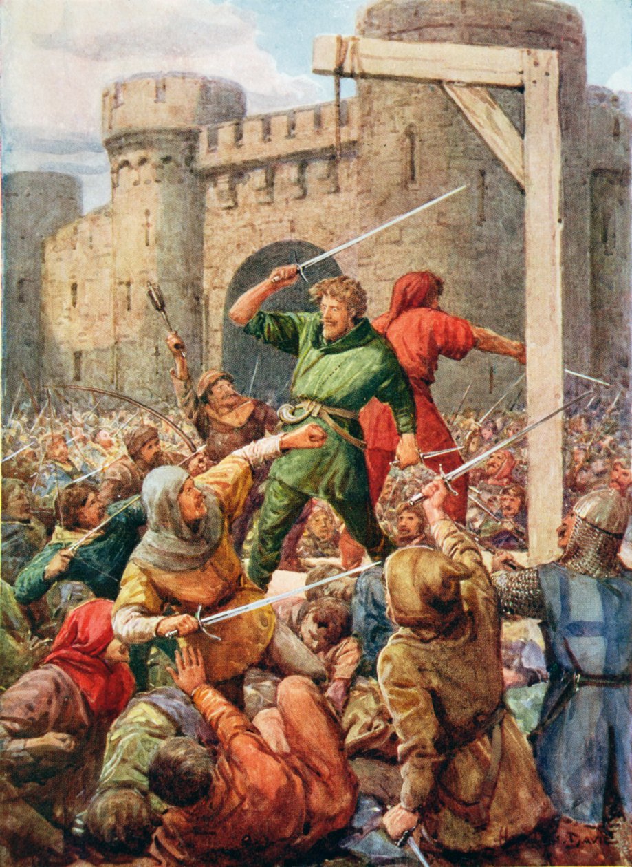 Zády k sobě stáli ti dva neohrožení, ilustrace z 