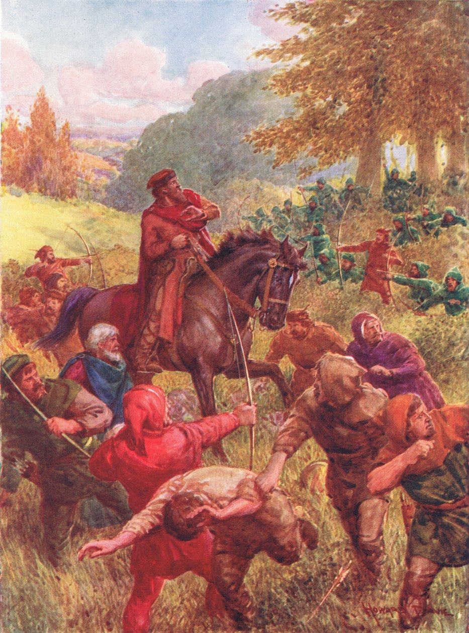 Záchrana sira Richarda z Lea, ilustrace z 