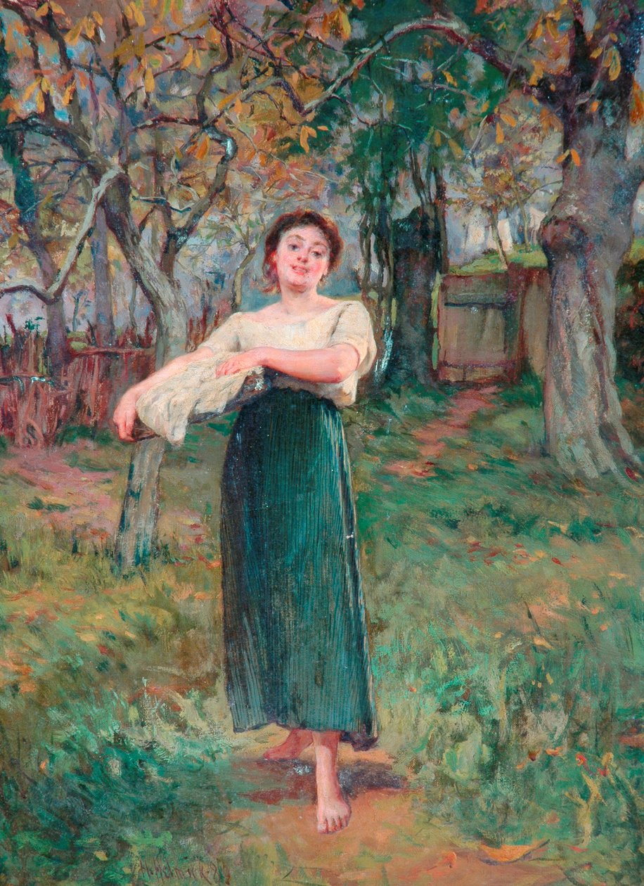 The Laundry Maid, 1883 od Howard Helmick