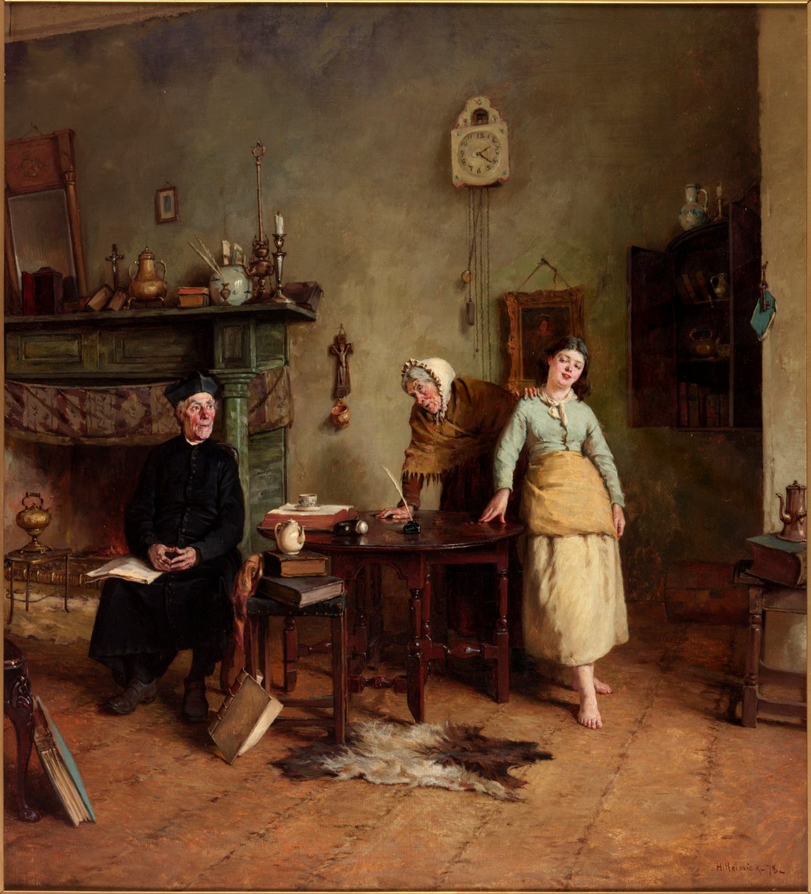 Zcestovalá dcera, 1878 od Howard Helmick