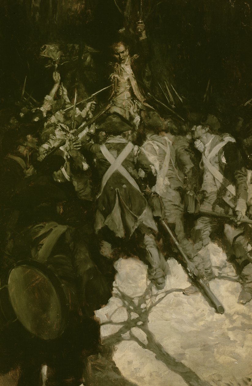 Generál Wayne Endeavouring to Quell the Mutiny of the Pennsylvania Regiments at Morristown, New J. 1781, from 