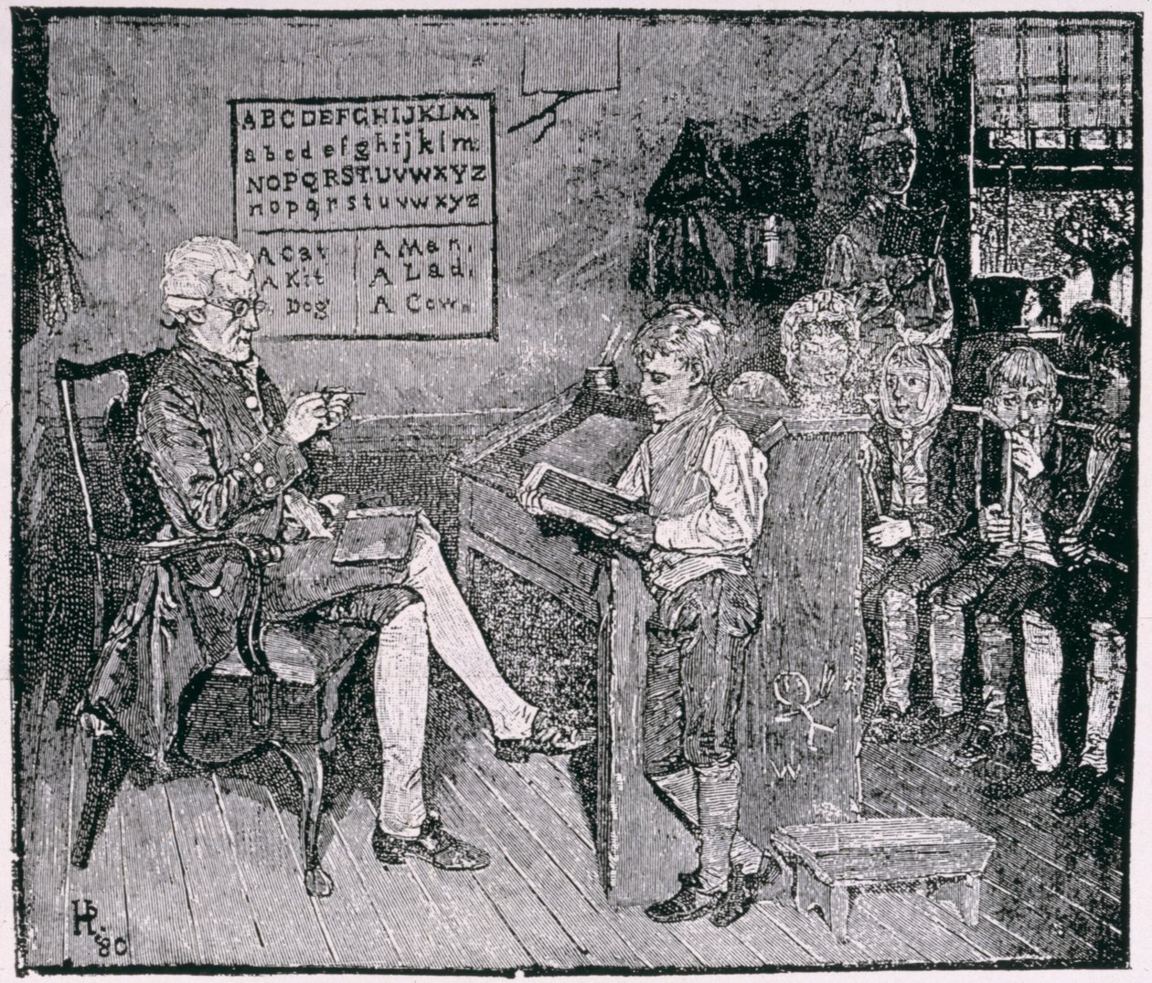 Old-Time School v Pensylvánii, z Harper