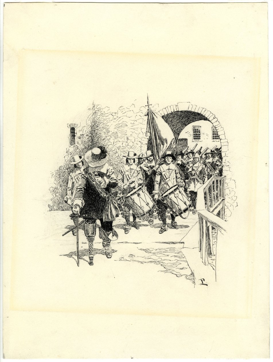 Struník pro evoluci New Yorku, II od Howard Pyle