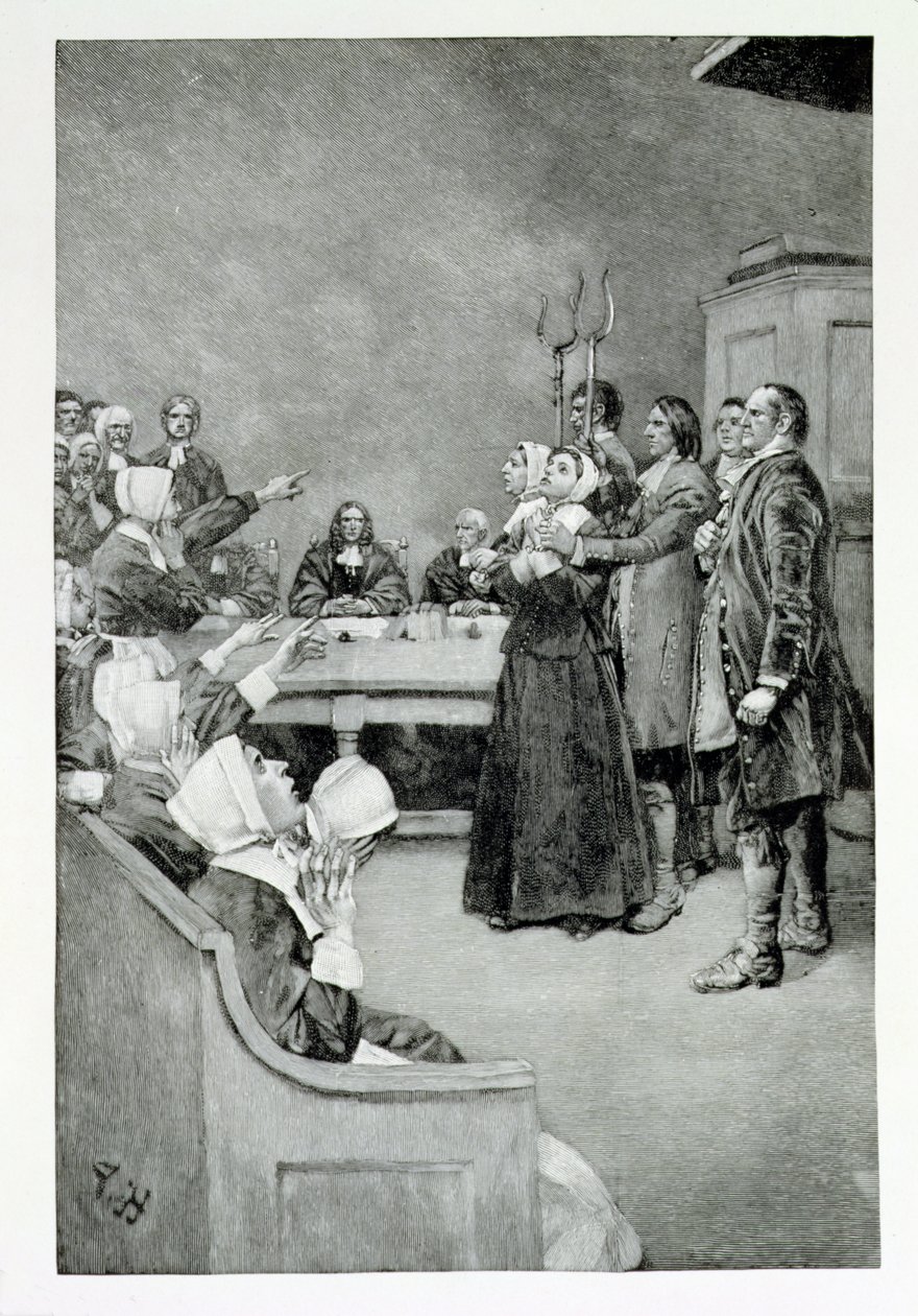 The Trial of a Witch, ilustrace z 