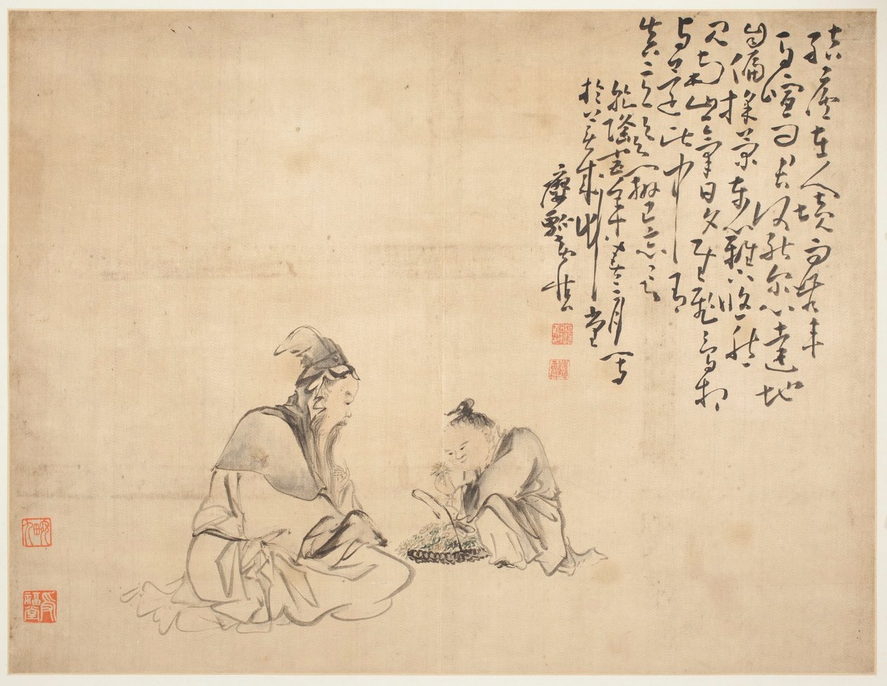 Krajiny a postavy: Figury od Huang Shen
