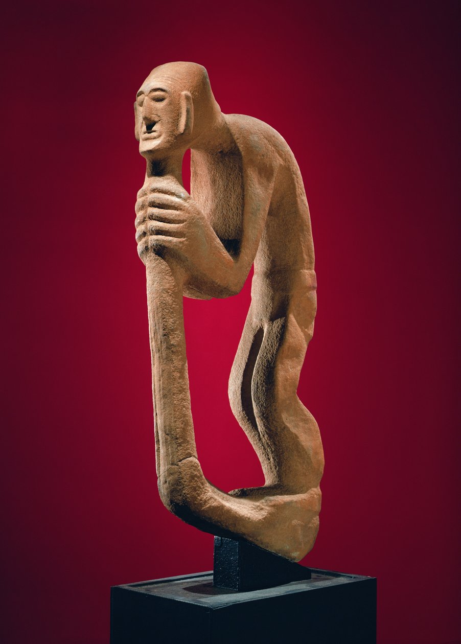 Hrbáč drží hůl od Huastec Culture Huastec Culture