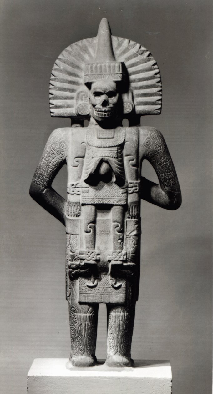 Postava života a smrti, z Veracruz, Mexiko, 900-1250 (viz 180900) od Huaxtec