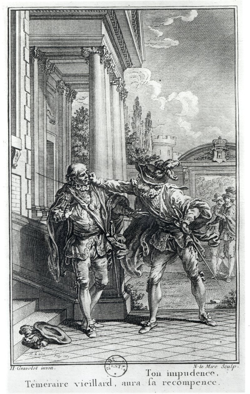 Bojová scéna, ilustrace k 