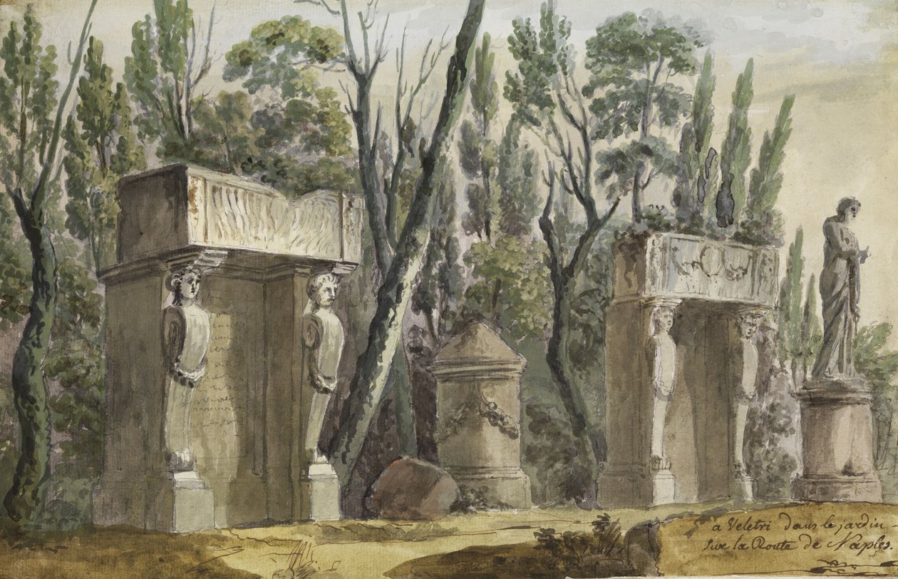 Park von Veletri od Hubert Robert