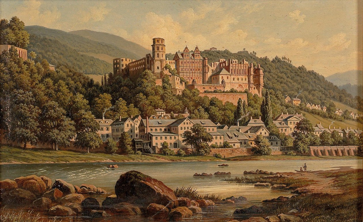 Pohled na Heidelberg od Hubert Sattler