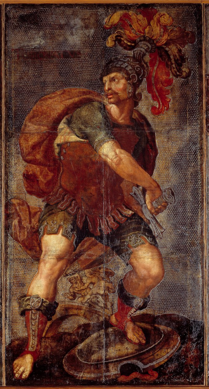 Tapiserie sedmi kůží od Hubert (after) Goltzius