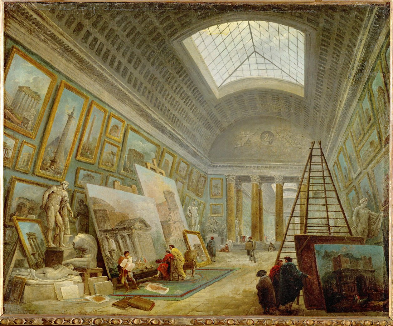 Muzejní galerie římského umění - Muzejní galerie římského umění ... od Hubert (circle of) Robert