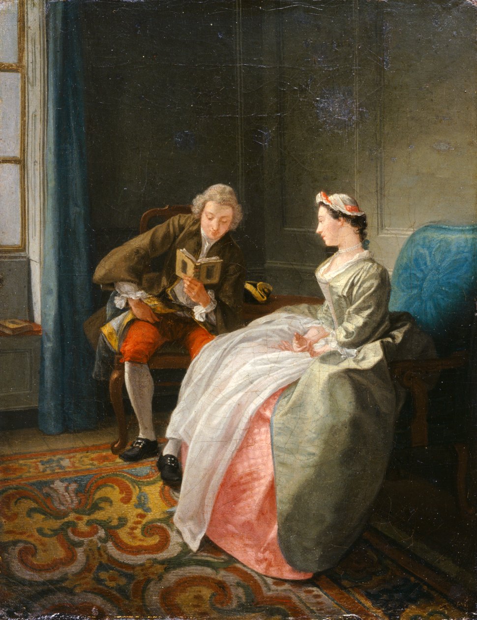 Čtenář od Hubert Francois Gravelot