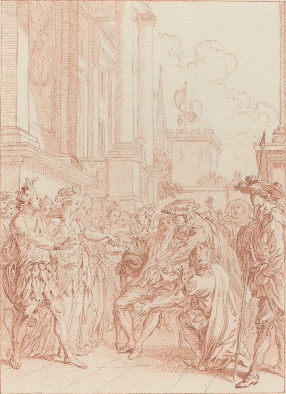 Co, praví křesťané by měli tolik ctností od Hubert Francois Gravelot