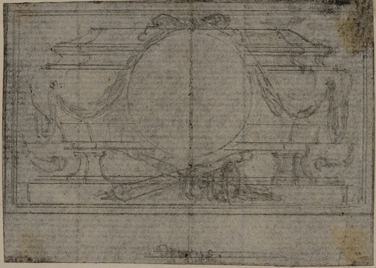 Studie pro En Tête Vignette v Tacitově díle "Tiberius aneb Prvních šest knih letopisů", kniha IV od Hubert Francois Gravelot