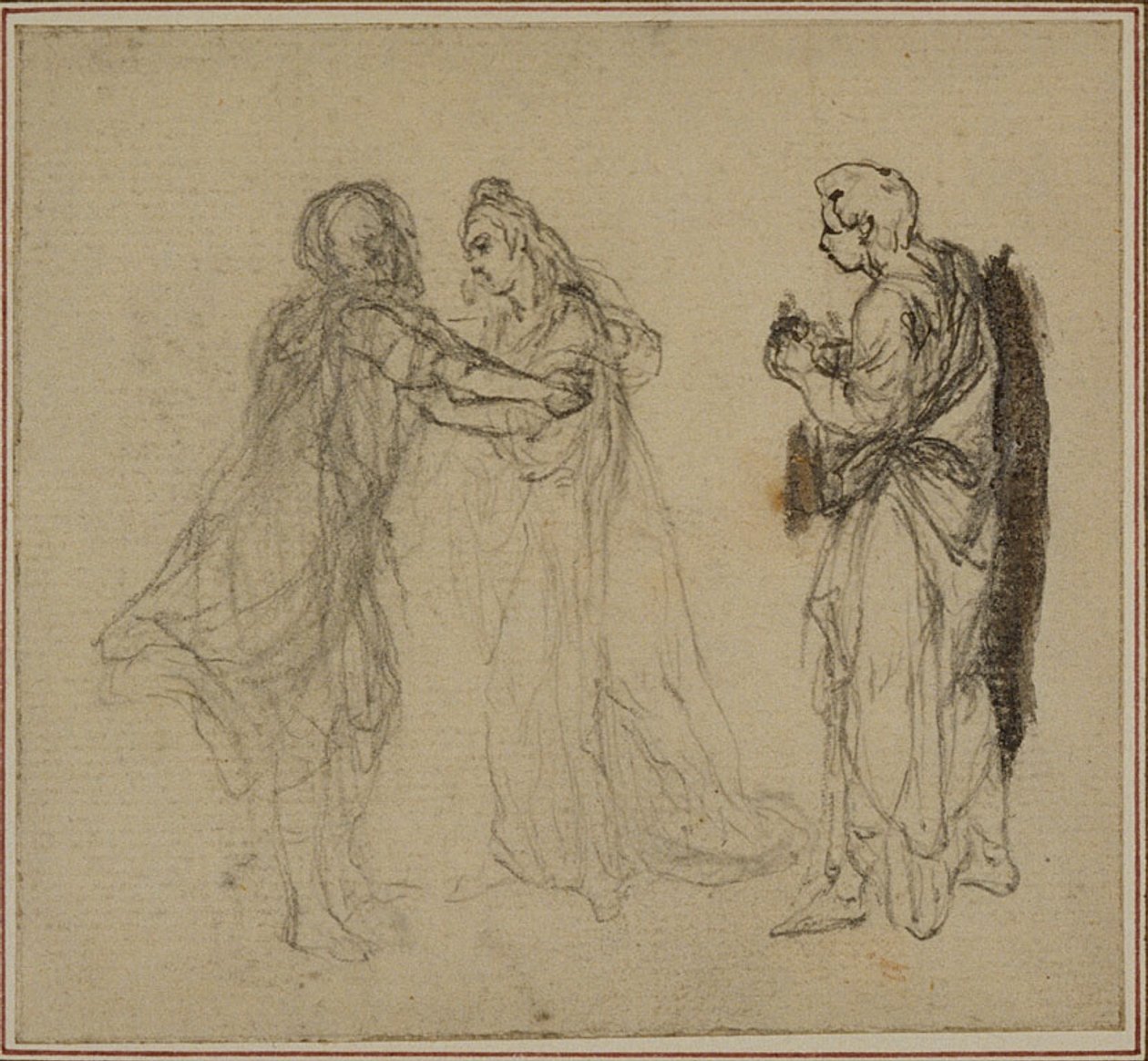Studie k Lucainově "La Pharsale", Canto II od Hubert Francois Gravelot