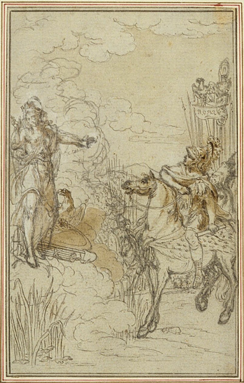 Studie k Lucainově "La Pharsale", Canto I od Hubert Francois Gravelot