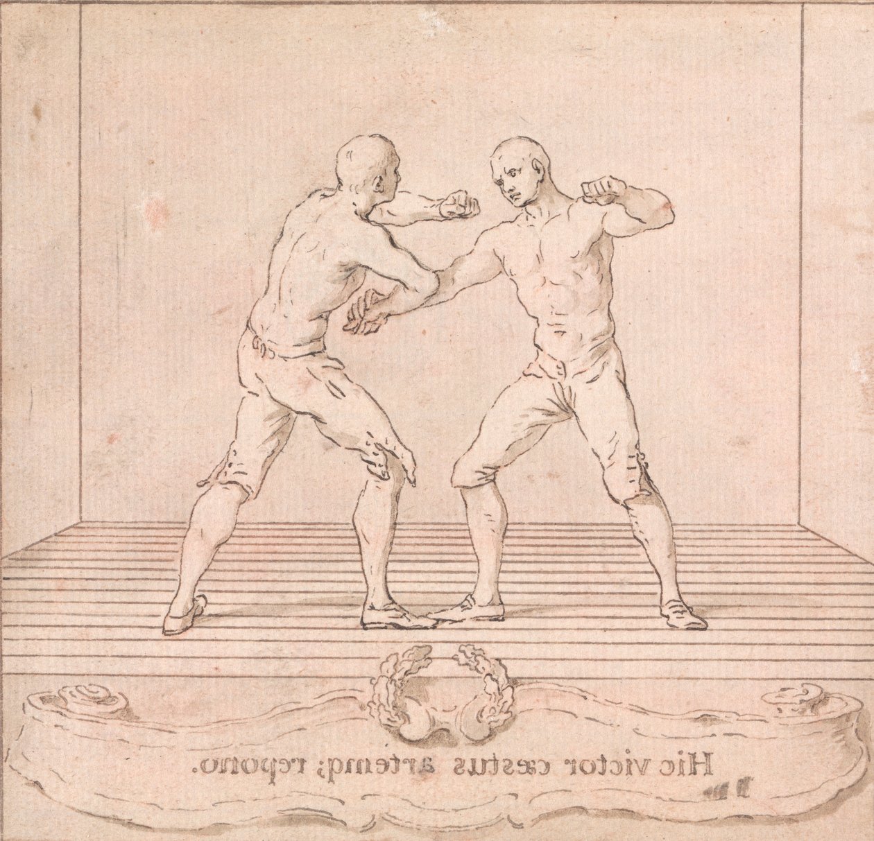 Dva bojovníci o ceny od Hubert Francois Gravelot