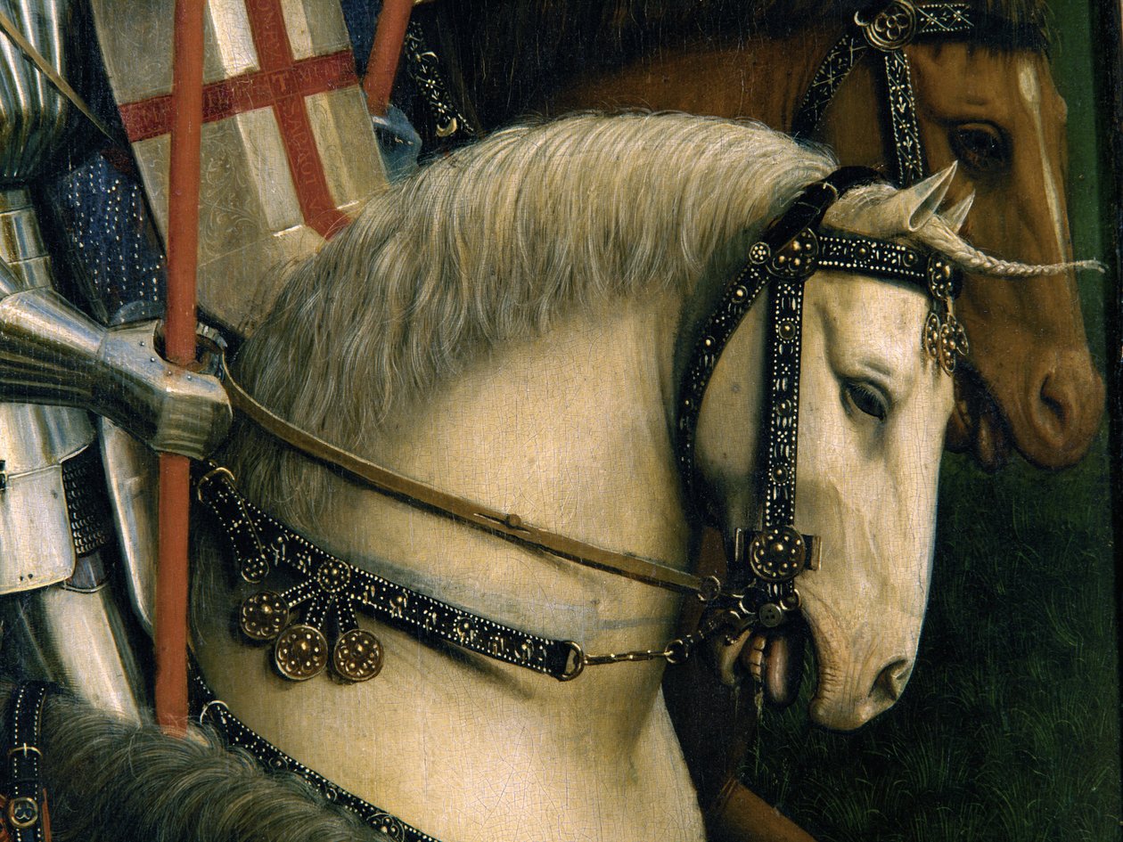 Detail z Kristových rytířů, z Gentského oltáře od Hubert & Jan van (1390 1441) Eyck