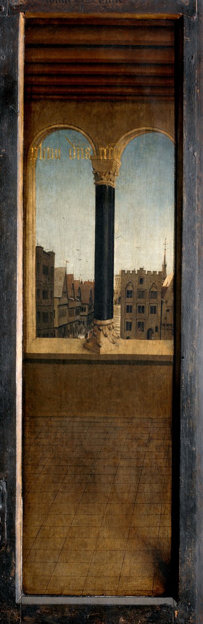 Panel z vnější strany levé okenice Gentského oltáře od Hubert & Jan van (1390 1441) Eyck