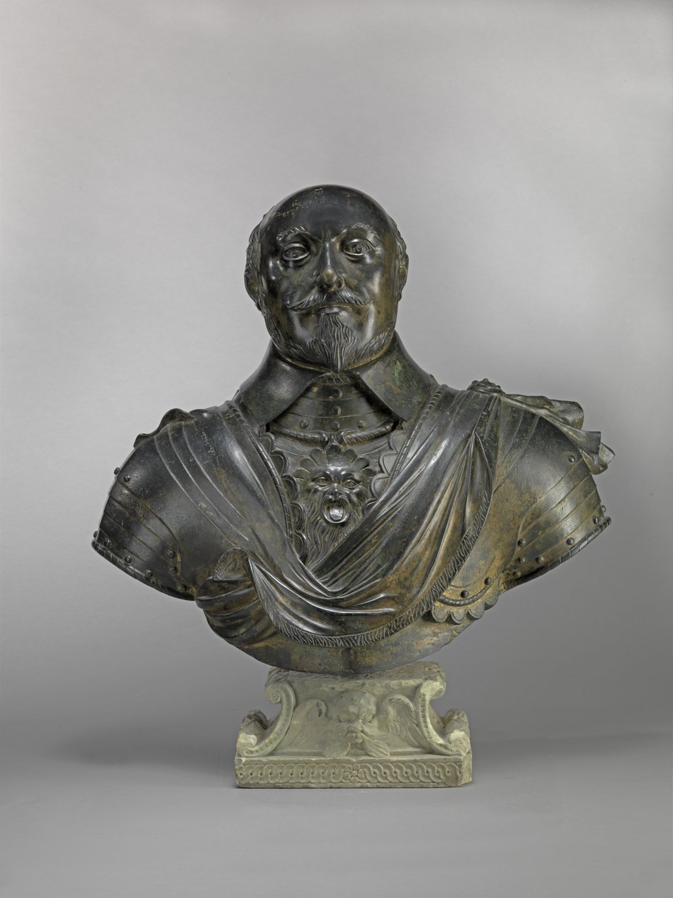 Robert Bertie (1582-1642) 1. hrabě z Lindsey, kolem 1640 (bronz) od Hubert Le Sueur