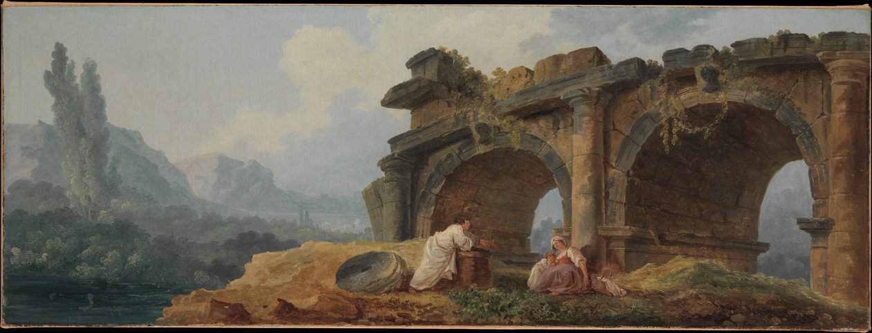 Zříceniny oblouků od Hubert Robert