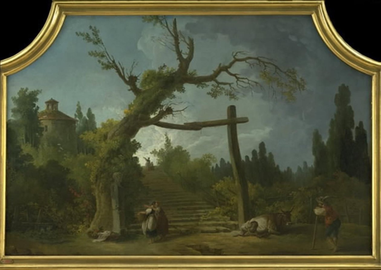 Dekorativní Krajina od Hubert Robert