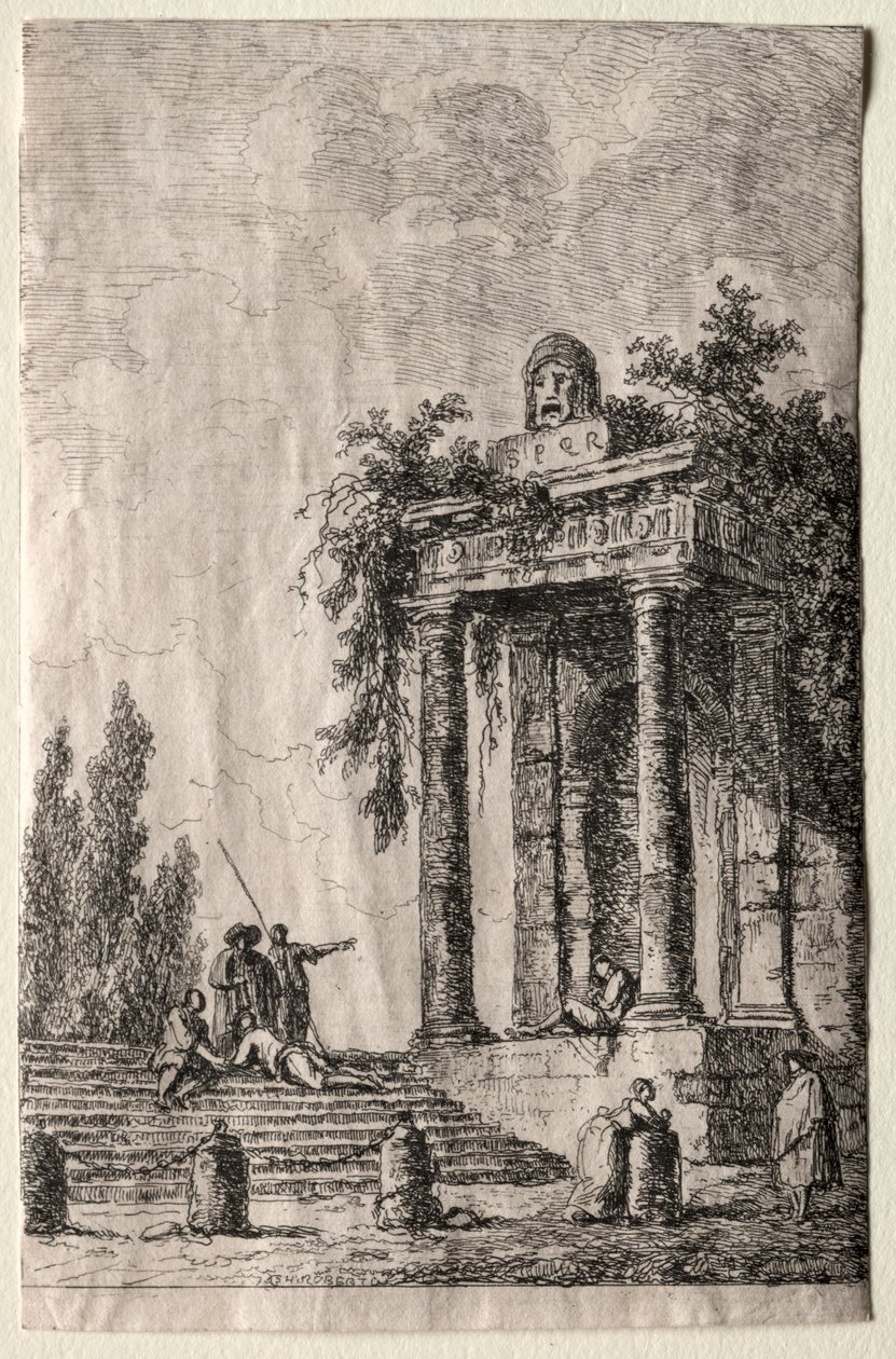 The Evenings of Rome: The Schody od Hubert Robert