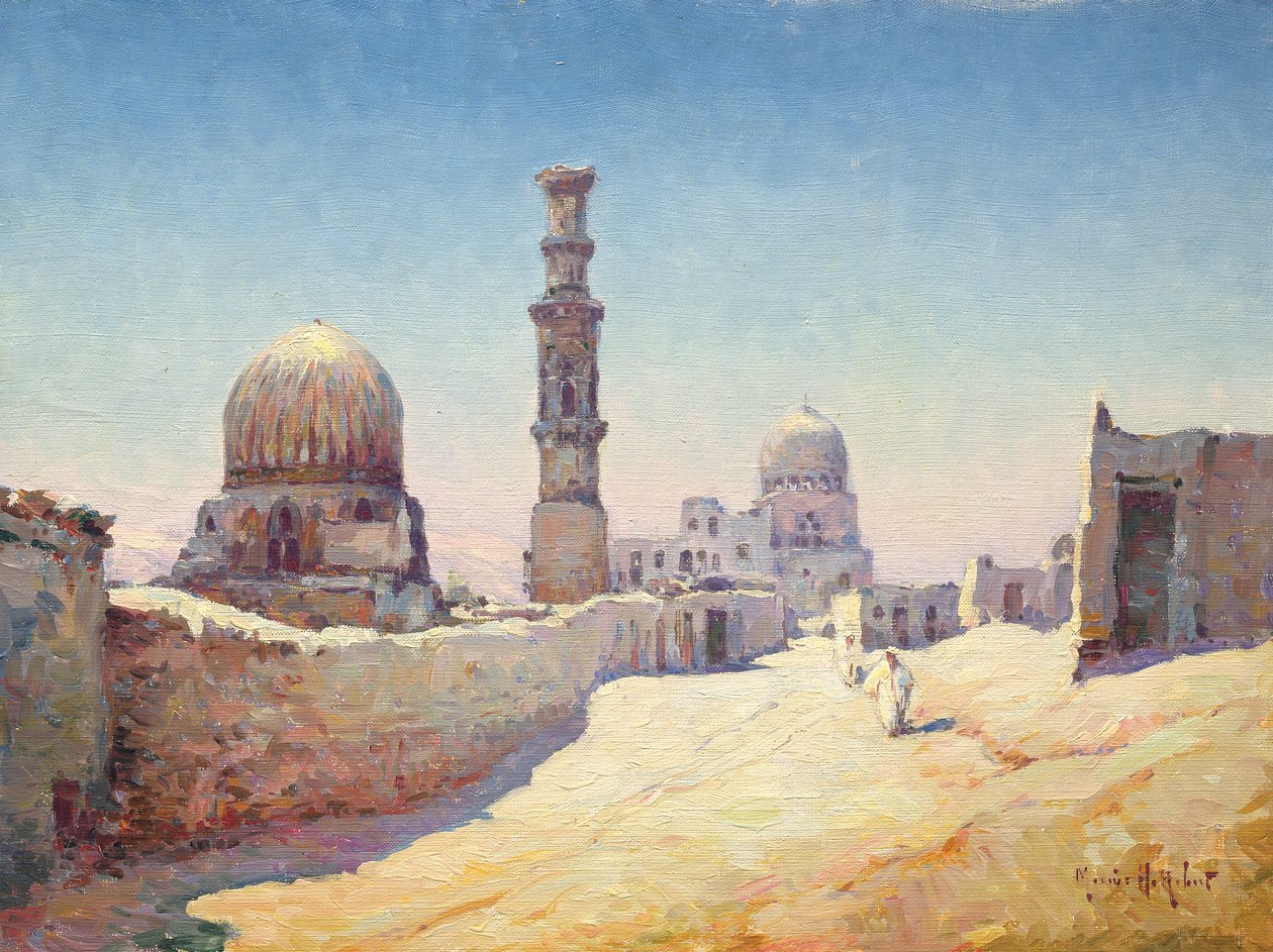 Vchod do hrobek chalífů, Káhira od Hubert Robert