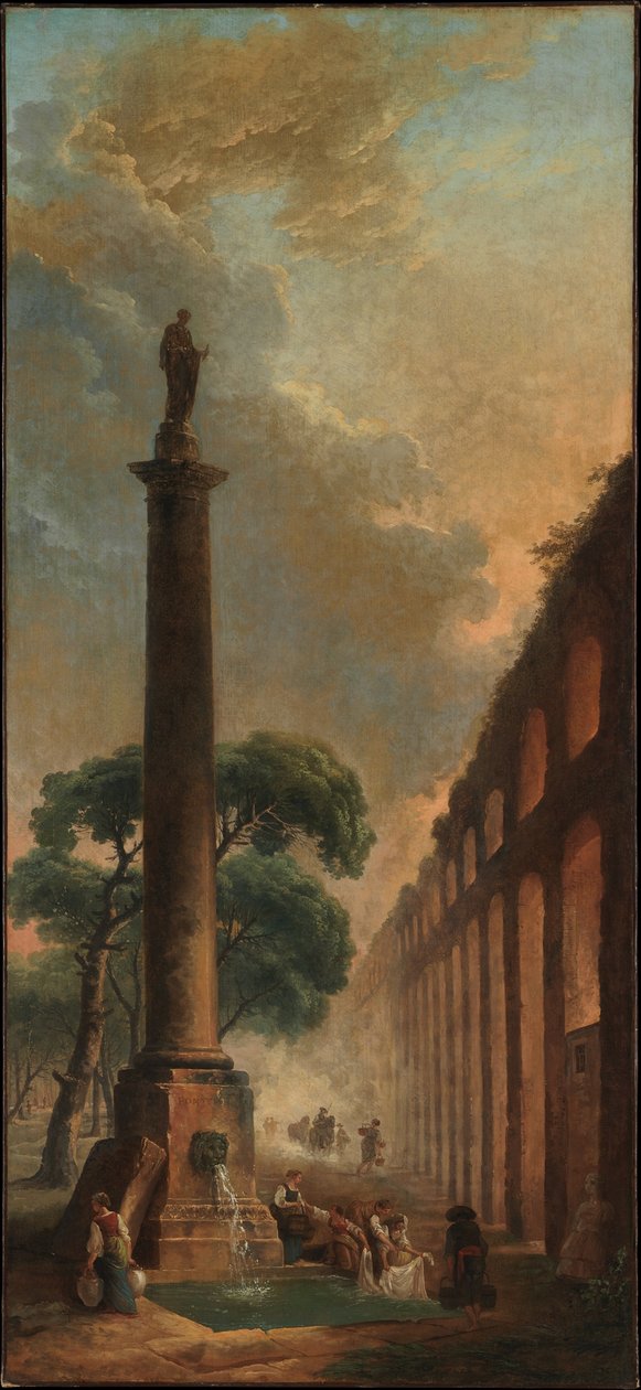 Fontána od Hubert Robert