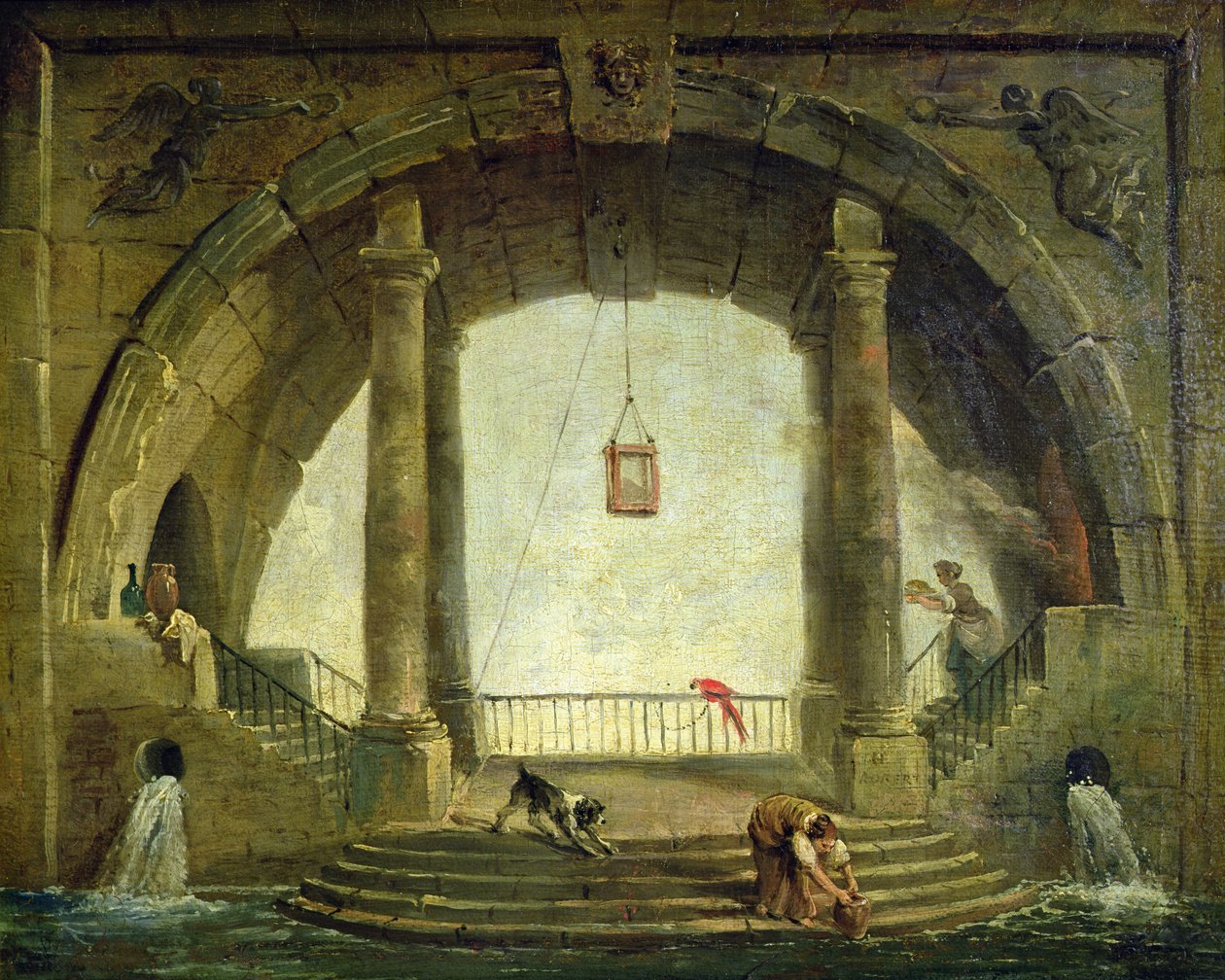 Fontána od Hubert Robert
