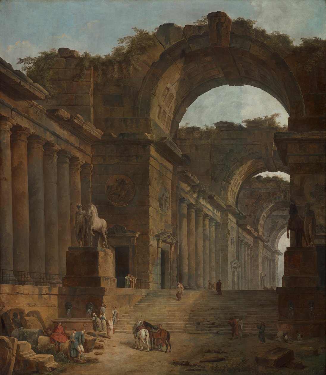 Fontány od Hubert Robert