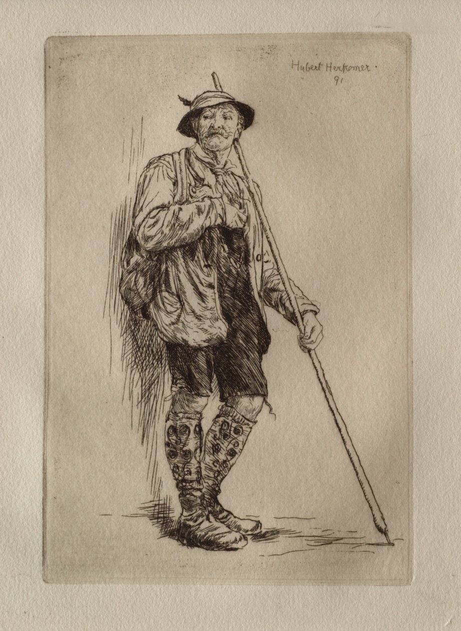 Bavorský rolník od Hubert von Herkomer