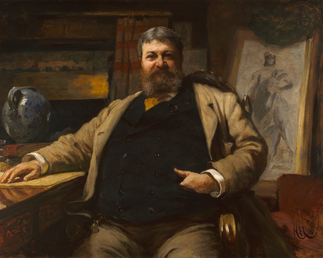 H. H. Richardson, 1886. od Hubert von Herkomer