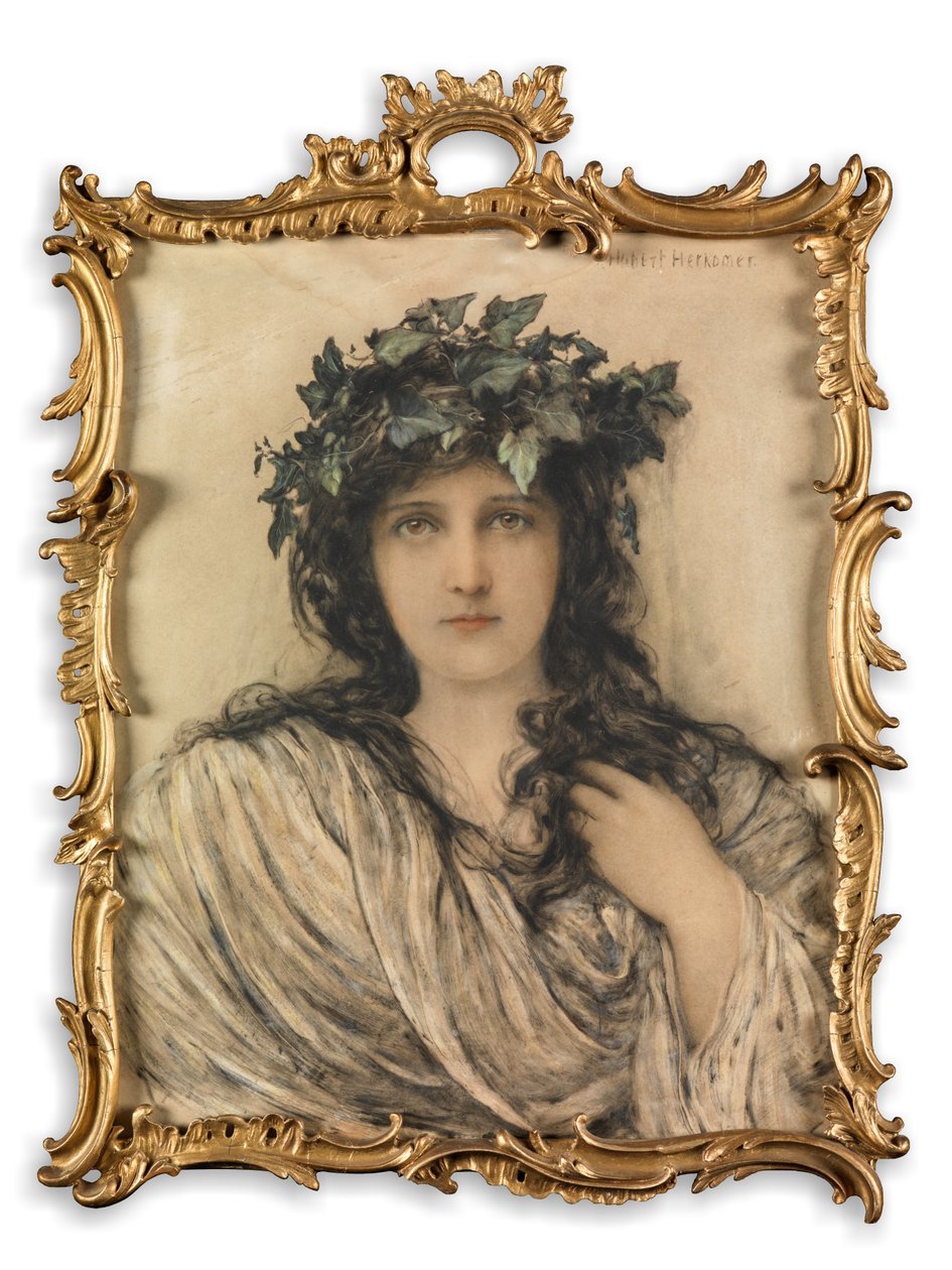 břečťan (hlubotisk) od Hubert von Herkomer