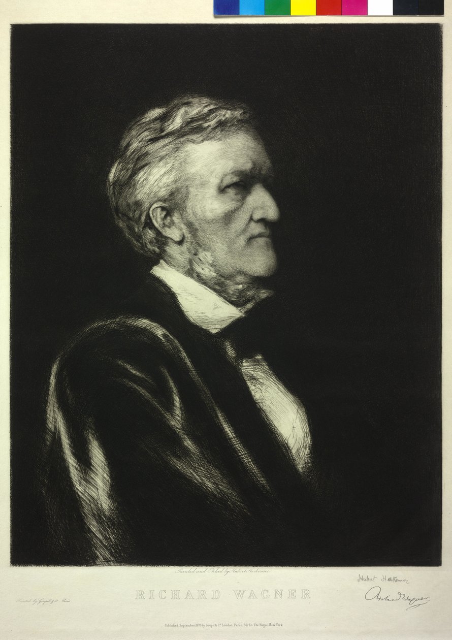 Richard Wagner od Hubert von Herkomer