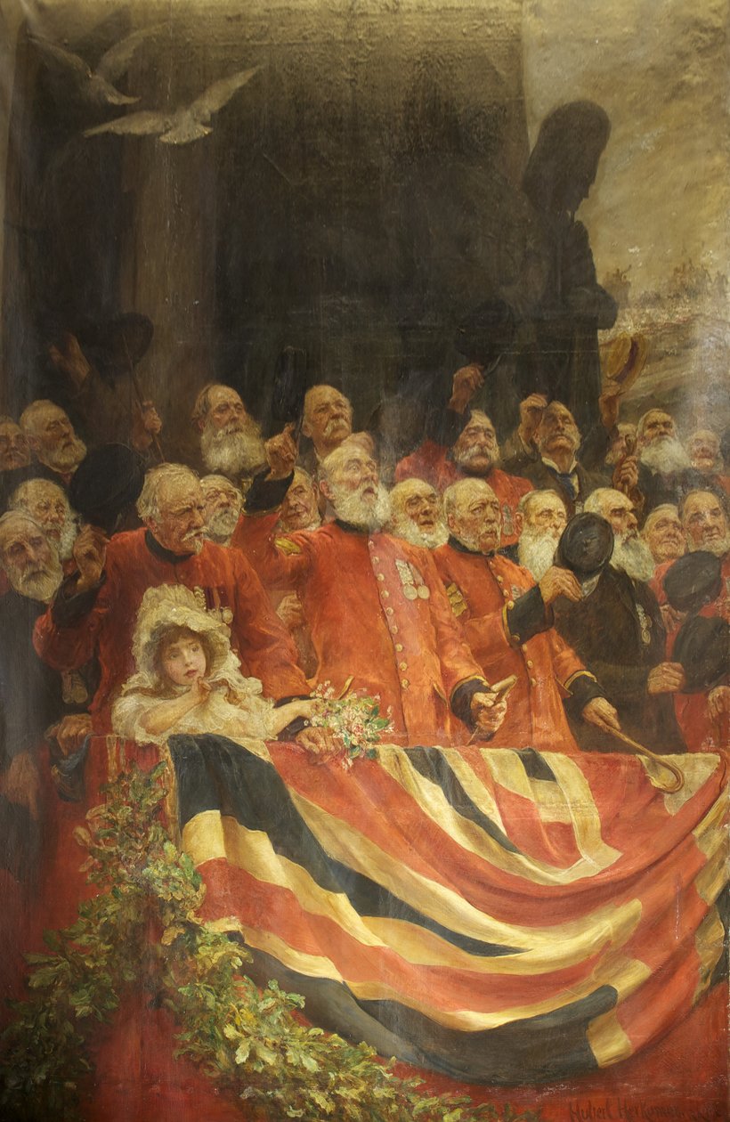 Staré gardy fandí od Hubert von Herkomer