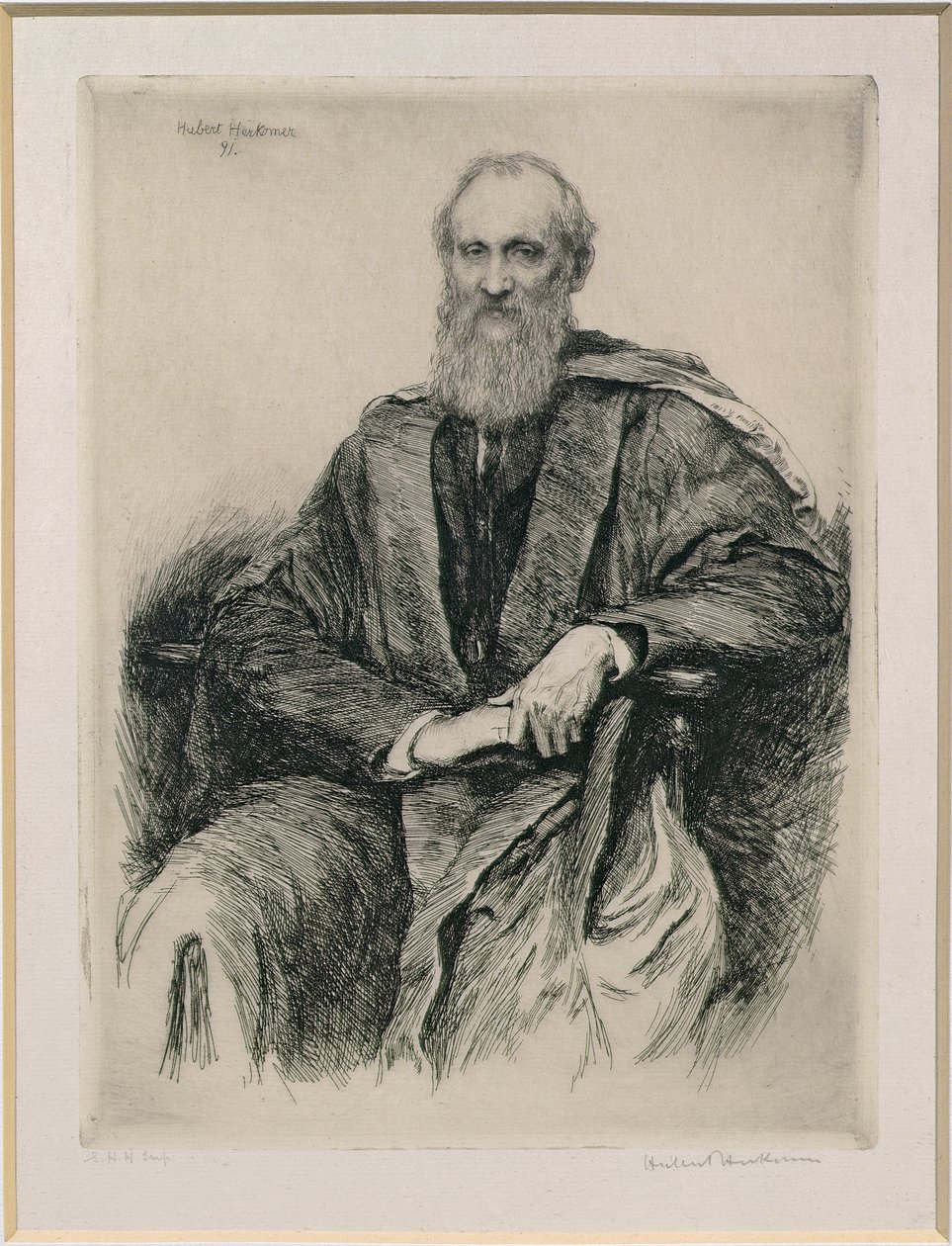 William Thomson, 1. baron Kelvin (1824-1907) britský matematik a fyzik, 1891 od Hubert von Herkomer